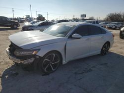 Salvage cars for sale at Oklahoma City, OK auction: 2019 Honda Accord Sport