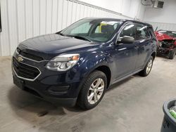 Salvage cars for sale from Copart Windham, ME: 2016 Chevrolet Equinox LS