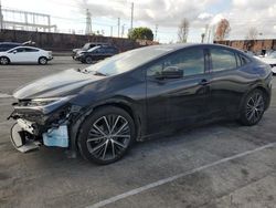 Salvage cars for sale at Wilmington, CA auction: 2023 Toyota Prius LE