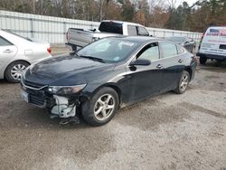 Chevrolet Malibu ls salvage cars for sale: 2018 Chevrolet Malibu LS