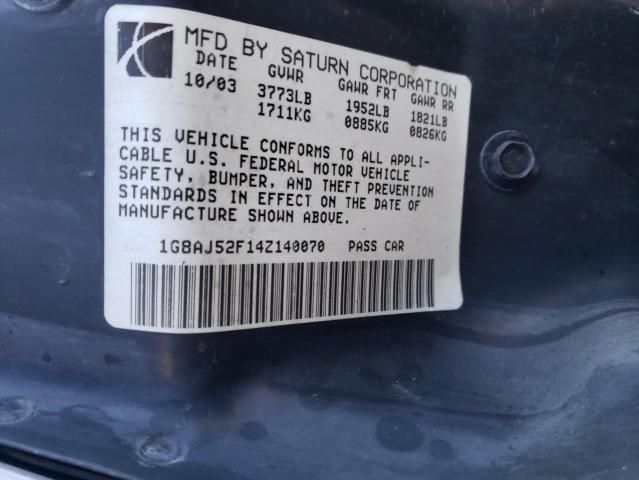 2004 Saturn Ion Level 2