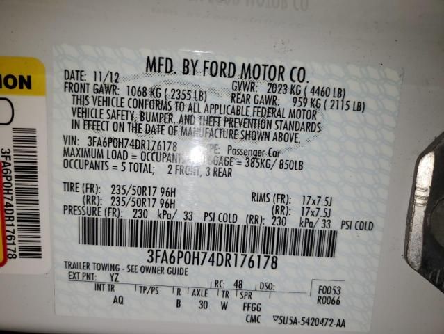 2013 Ford Fusion SE