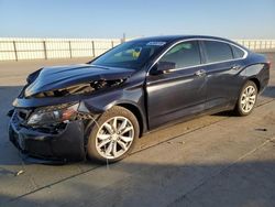 Chevrolet Impala salvage cars for sale: 2017 Chevrolet Impala LT