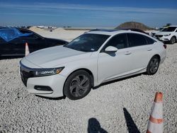 Salvage cars for sale at Taylor, TX auction: 2018 Honda Accord EX