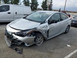 Salvage cars for sale at Rancho Cucamonga, CA auction: 2021 Toyota Prius Prime LE