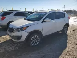 Salvage cars for sale at Indianapolis, IN auction: 2015 KIA Sportage LX