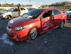 Toyota Corolla salvage cars for sale: 2010 Toyota Corolla Base