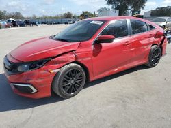 Salvage cars for sale at Orlando, FL auction: 2020 Honda Civic LX