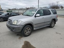 Salvage cars for sale at Wilmer, TX auction: 2004 Toyota Sequoia Limited