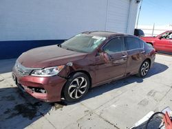 Salvage cars for sale at Farr West, UT auction: 2017 Honda Accord EX