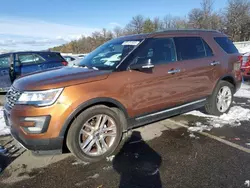 Salvage cars for sale at Brookhaven, NY auction: 2017 Ford Explorer XLT