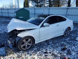 Salvage cars for sale at Windsor, NJ auction: 2014 Mercedes-Benz C 250