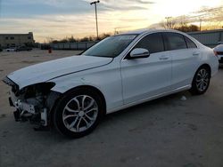 Salvage cars for sale at Wilmer, TX auction: 2016 Mercedes-Benz C300