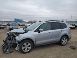 Salvage cars for sale at Des Moines, IA auction: 2016 Subaru Forester 2.5I Premium