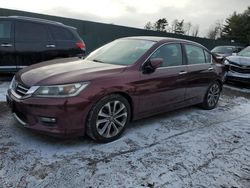 Salvage cars for sale at Finksburg, MD auction: 2015 Honda Accord Sport