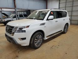 Salvage cars for sale at Mocksville, NC auction: 2022 Nissan Armada SL