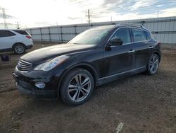 Salvage cars for sale at Elgin, IL auction: 2013 Infiniti EX37 Base