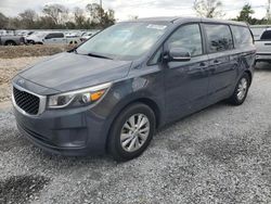 Salvage cars for sale at Riverview, FL auction: 2017 KIA Sedona LX