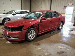 Salvage cars for sale at West Mifflin, PA auction: 2017 Volkswagen Passat S