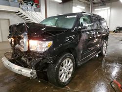 Toyota Sequoia salvage cars for sale: 2008 Toyota Sequoia Platinum