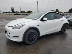 Salvage cars for sale at auction: 2022 Tesla Model Y