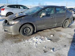 Honda salvage cars for sale: 2013 Honda Civic LX