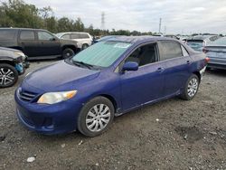 Salvage cars for sale from Copart Riverview, FL: 2013 Toyota Corolla Base