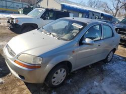 Salvage cars for sale at Wichita, KS auction: 2004 Chevrolet Aveo LS