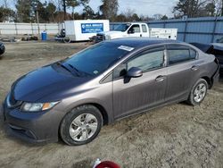 Salvage cars for sale at Hampton, VA auction: 2013 Honda Civic LX