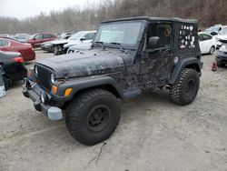 Salvage cars for sale at Marlboro, NY auction: 2003 Jeep Wrangler / TJ Sahara