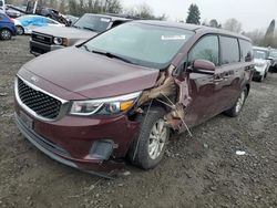 KIA Sedona lx salvage cars for sale: 2017 KIA Sedona LX