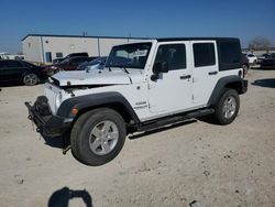 Jeep Wrangler Unlimited Sport salvage cars for sale: 2016 Jeep Wrangler Unlimited Sport