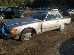 Salvage cars for sale at Graham, WA auction: 1987 Mercedes-Benz 560 SL