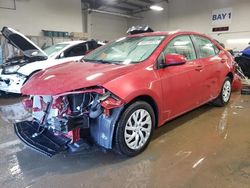 Salvage cars for sale at Elgin, IL auction: 2017 Toyota Corolla L