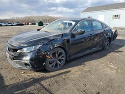 Salvage cars for sale at Assonet, MA auction: 2019 Honda Civic Sport