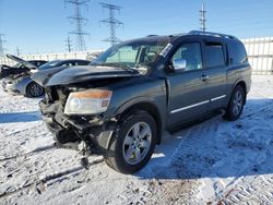 Salvage cars for sale at Elgin, IL auction: 2012 Nissan Armada SV