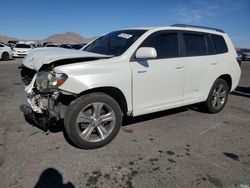 Salvage cars for sale at North Las Vegas, NV auction: 2009 Toyota Highlander Sport