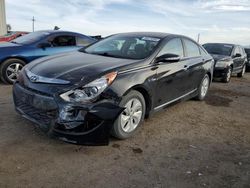 Salvage cars for sale from Copart Tucson, AZ: 2015 Hyundai Sonata Hybrid