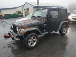 Salvage cars for sale at Grantville, PA auction: 1998 Jeep Wrangler / TJ Sport