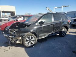 Salvage cars for sale at Kansas City, KS auction: 2017 Subaru Forester 2.5I Premium