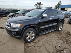 Salvage cars for sale at Woodhaven, MI auction: 2013 Jeep Grand Cherokee Overland