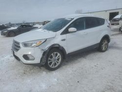 Salvage cars for sale at Kansas City, KS auction: 2017 Ford Escape SE