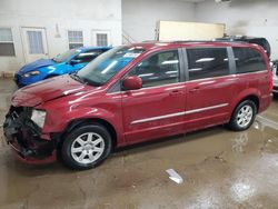 Salvage cars for sale at Davison, MI auction: 2011 Chrysler Town & Country Touring