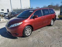 Salvage cars for sale at Lawrenceburg, KY auction: 2011 Toyota Sienna XLE