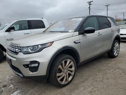 Salvage SUVs for sale at auction: 2017 Land Rover Discovery Sport HSE