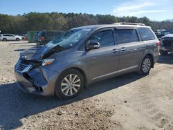 Toyota salvage cars for sale: 2015 Toyota Sienna XLE