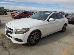 Salvage cars for sale from Copart Sun Valley, CA: 2017 Mercedes-Benz C300