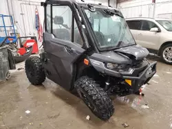 Salvage motorcycles for sale at Franklin, WI auction: 2024 Can-Am Defender Limited Cab HD10