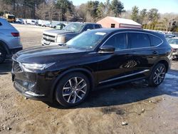 Salvage cars for sale from Copart Mendon, MA: 2024 Acura MDX Technology