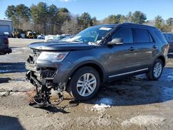 Salvage cars for sale at Mendon, MA auction: 2019 Ford Explorer XLT